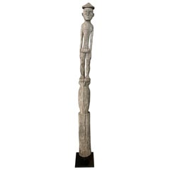 Andrianna Shamaris Antique Teak Wood Statue from Borneo