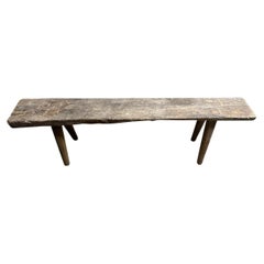 Andrianna Shamaris Used Teak Wood Wabi Sabi Bench