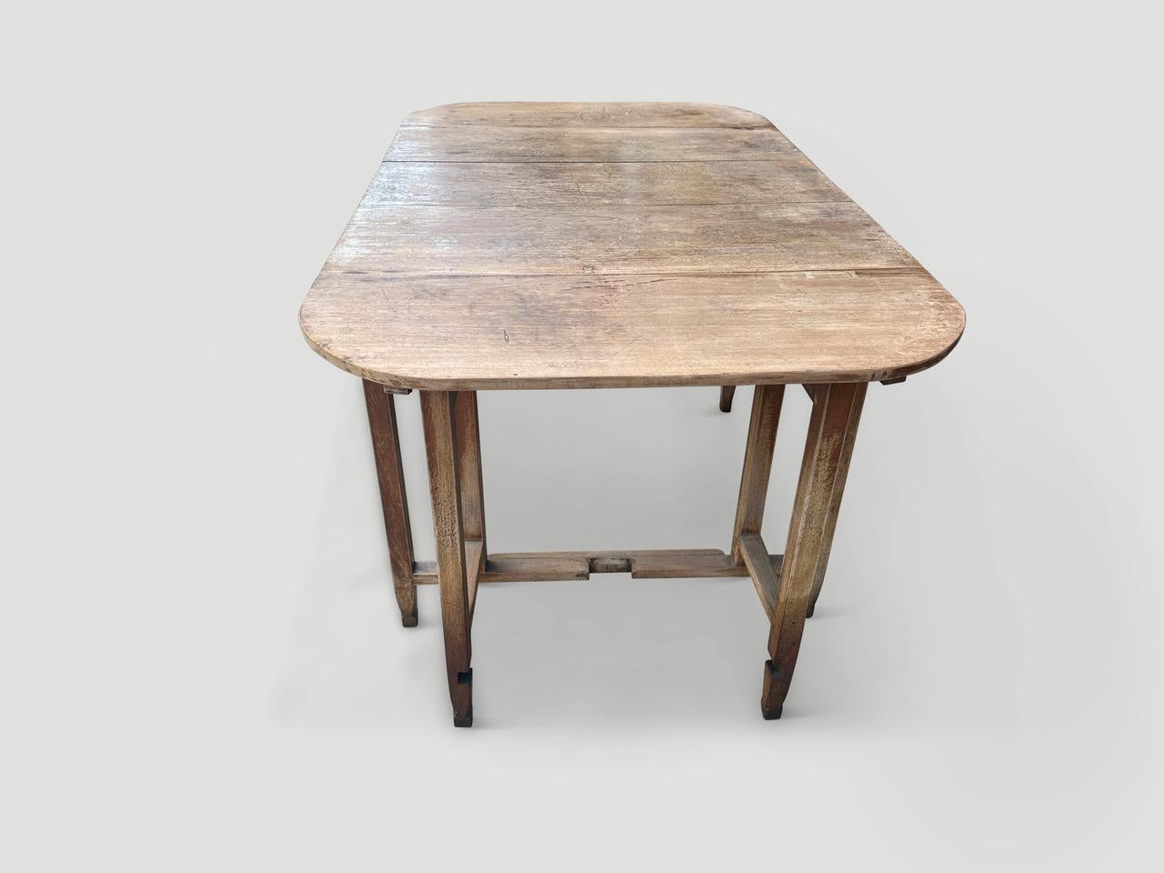 Minimalist Antique Teak Wood Wabi Sabi Dining Table