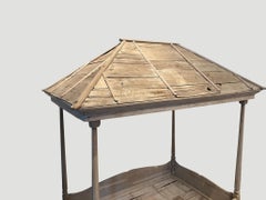 Antique Wabi Sabi Daybed With Canopy
