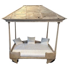 Andrianna Shamaris Antique Wabi Sabi Daybed With Canopy
