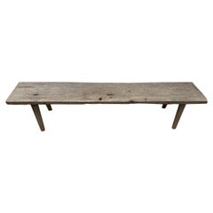 Andrianna Shamaris Antique Wabi Sabi Teak Wood Bench