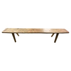 Andrianna Shamaris Antique Wabi Sabi Teak Wood Bench