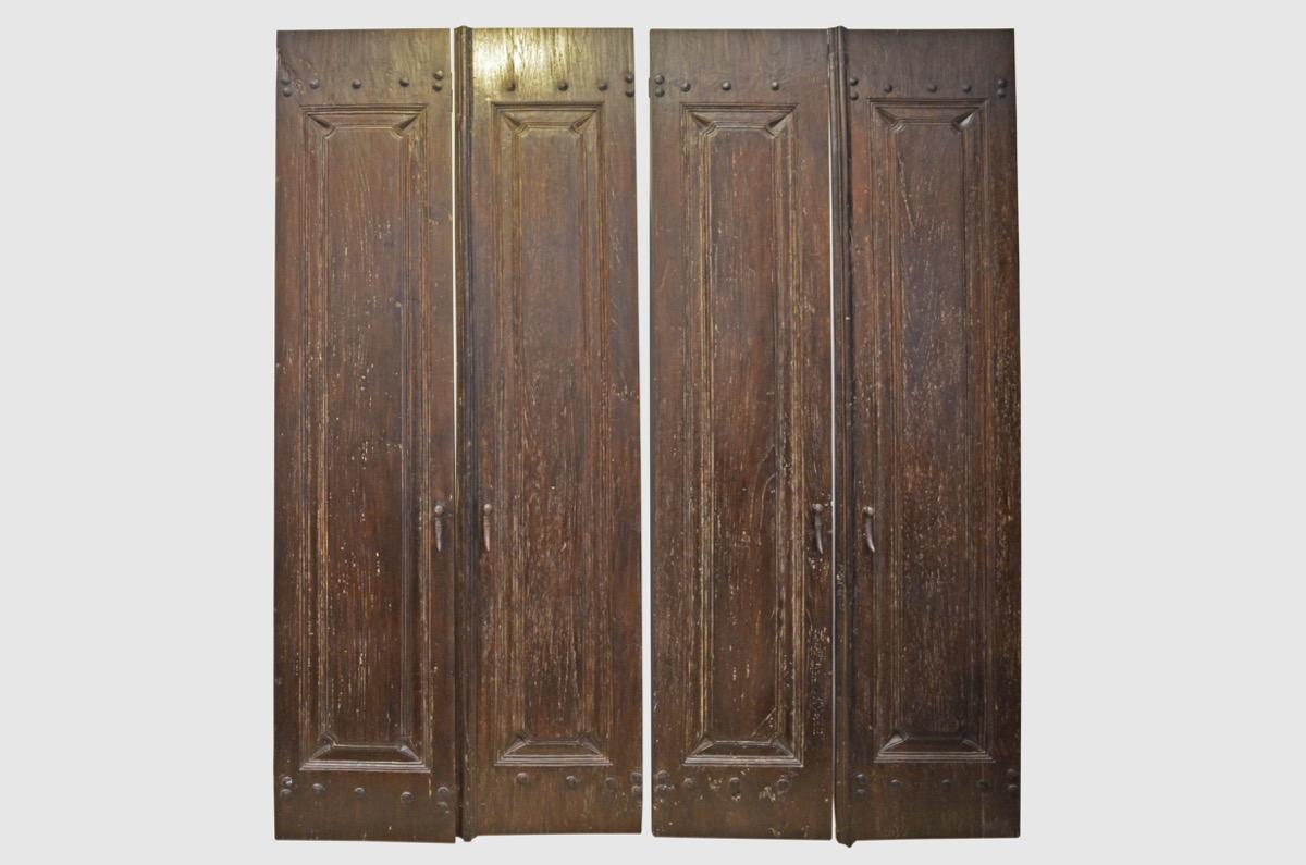 Andrianna Shamaris Antique Wooden Doors In Excellent Condition In New York, NY