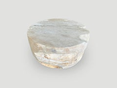 Andrianna Shamaris Bleached Teak Wood Coffee Table