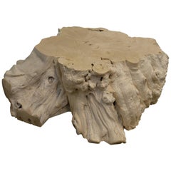 bleached teak root coffee table Andrianna Shamaris Bleached Teak Wood Root Coffee Table