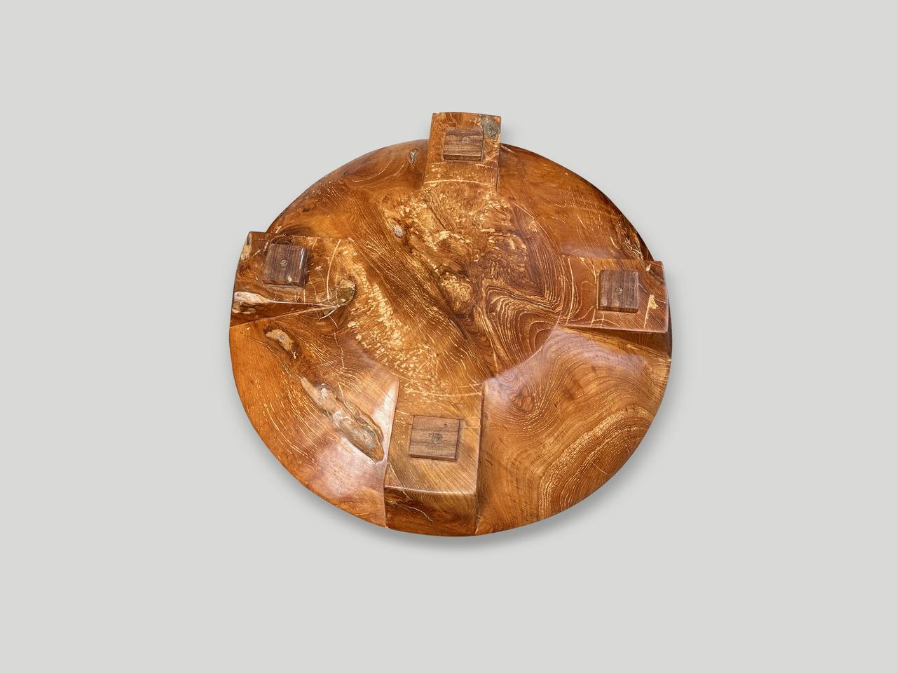 Mid-Century Modern Andrianna Shamaris Minimalist Low Profile Table For Sale