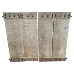 Andrianna Shamaris Century Old Shutters or Wall Hanging