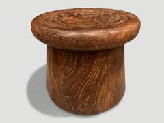 Andrianna Shamaris Teak Wood Side Table or Stool