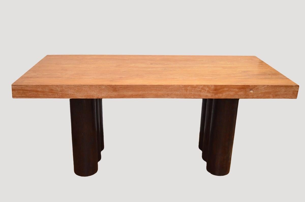 coconut wood table