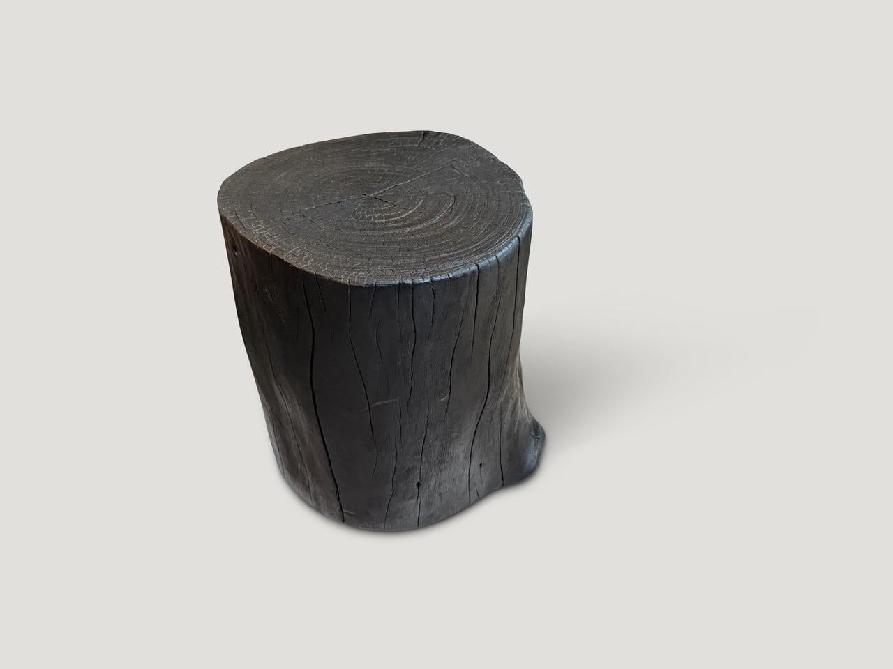Table d'appoint Andrianna Shamaris en bois de lyche chauffé Excellent état - En vente à New York, NY