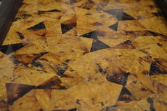 Andrianna Shamaris Coconut Shell Teak Wood Nesting Tables