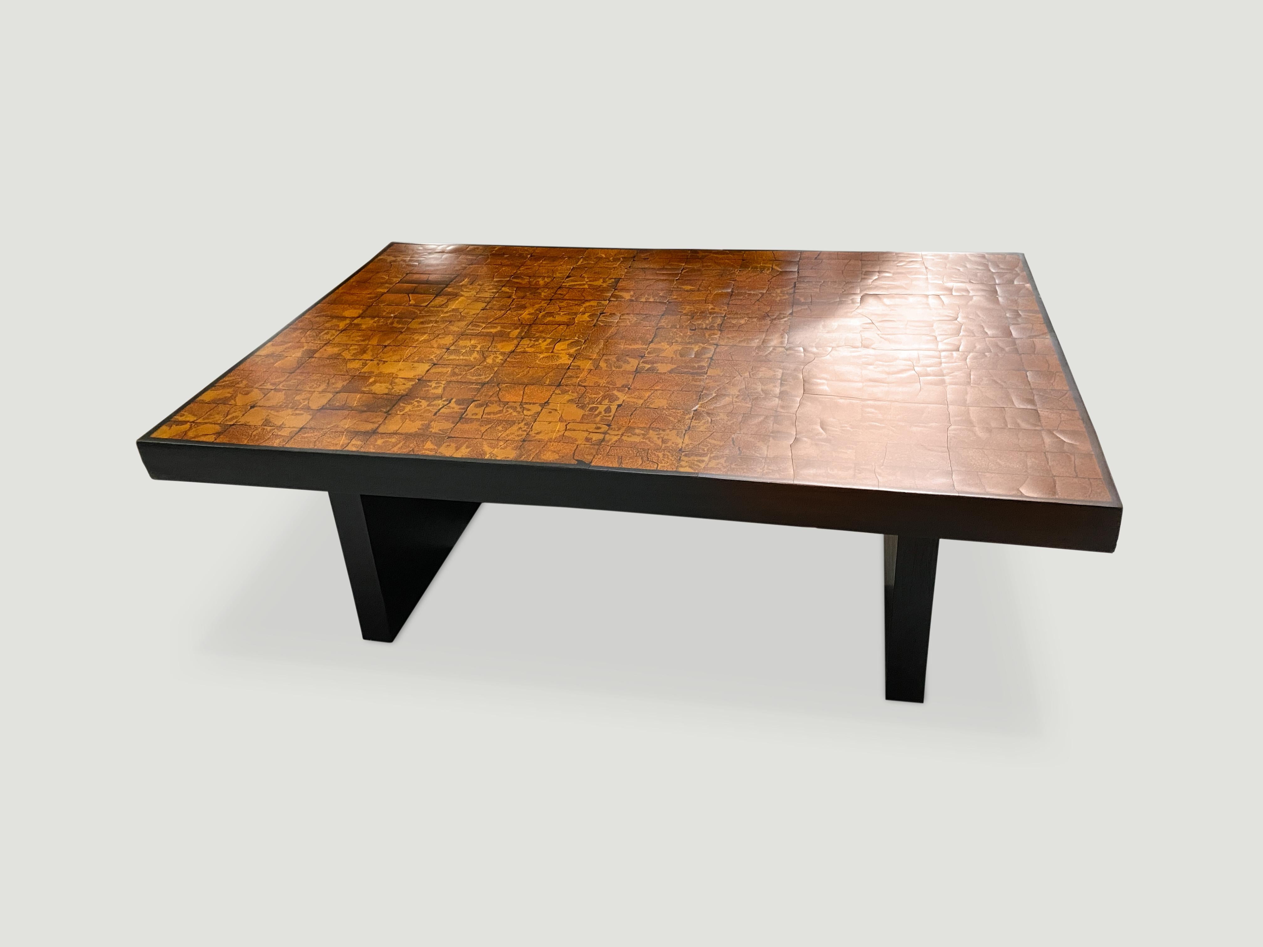 Andrianna Shamaris Cracked Coconut Shell Coffee Table at 1stDibs