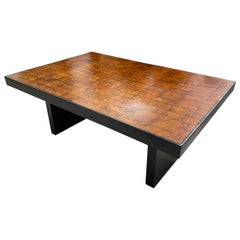 Andrianna Shamaris Cracked Coconut Shell Coffee Table