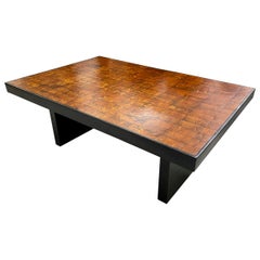 Andrianna Shamaris Cracked Coconut Shell Coffee Table