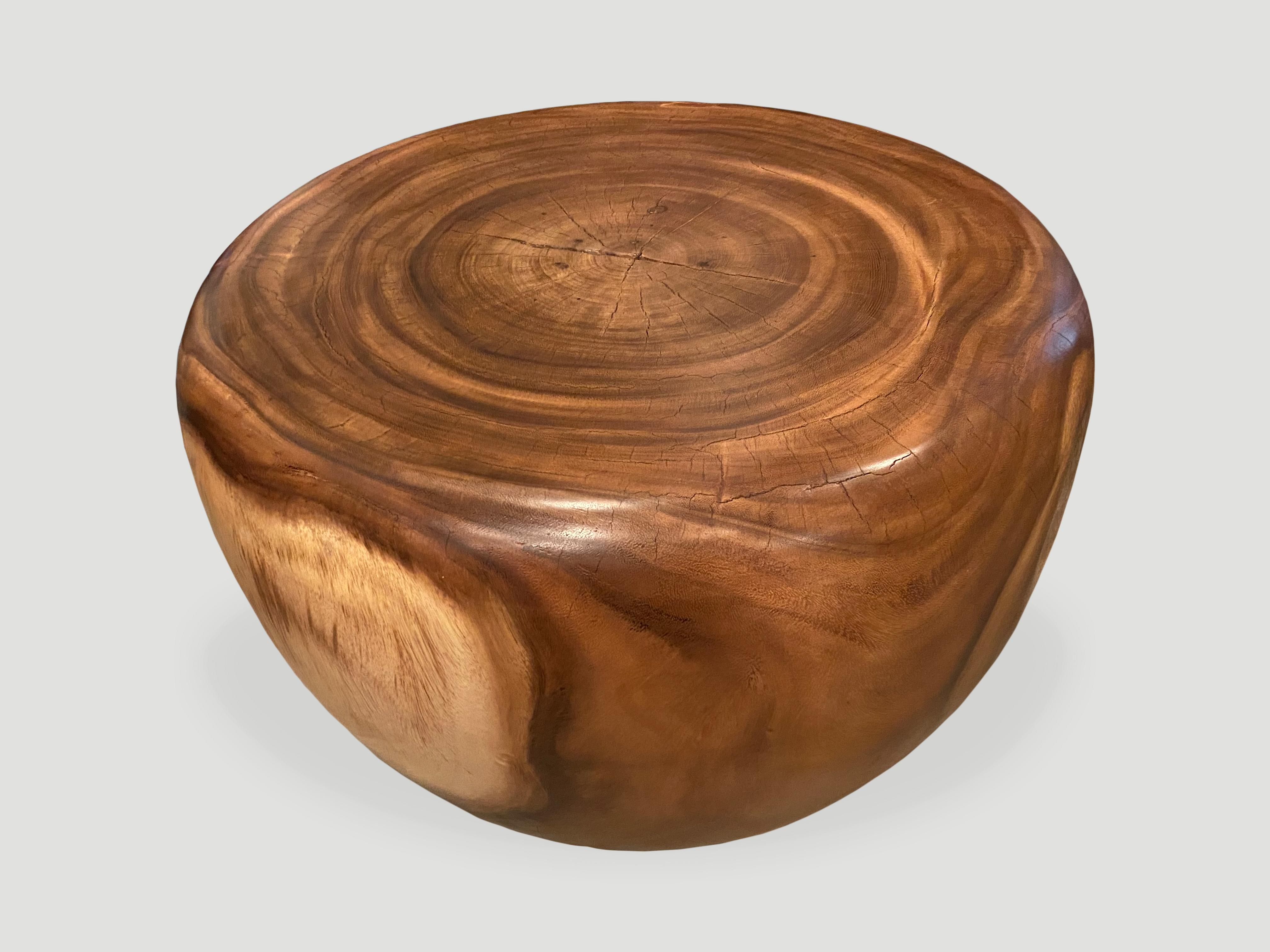 drum shaped coffee table