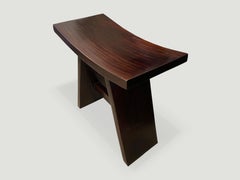 Andrianna Shamaris Espresso Teak 'A' Bench