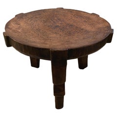 Andrianna Shamaris Exceptional Minimalist Antique African Side Table