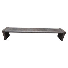 Andrianna Shamaris Exquisite Monumental Couture Hand Carved Bench (Banc sculpté à la main)
