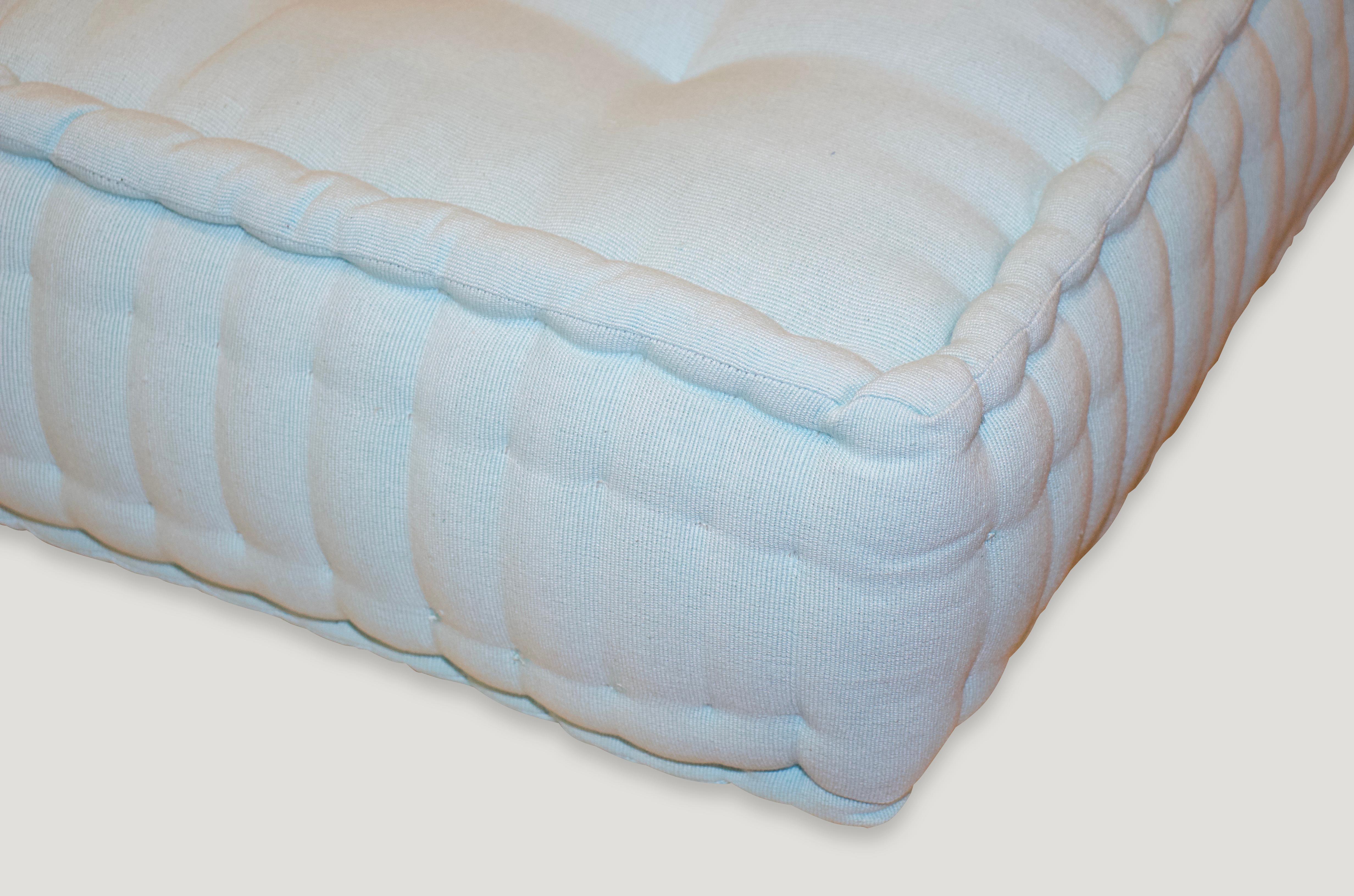 Organic Modern Andrianna Shamaris Floor Pillow For Sale