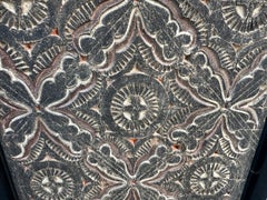 Framed Antique Hand Carved Panel