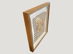 Andrianna Shamaris Framed Antique Ikat