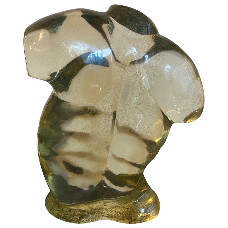 Andrianna Shamaris Glass Male Torso