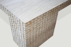 Andrianna Shamaris Hand Carved Coffee Table in Reclaimed Teak