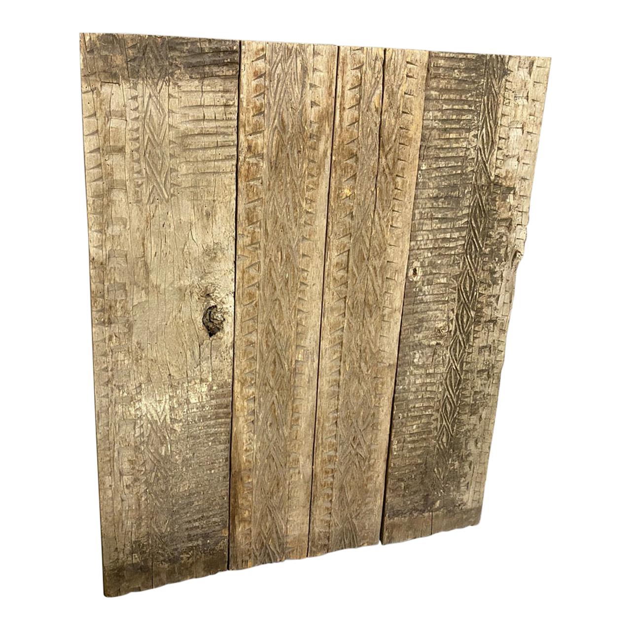 Giancarlo Patuzzi Wooden Wall Panel For Sale at 1stDibs