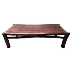 Andrianna Shamaris Handmade Bamboo Coffee Table