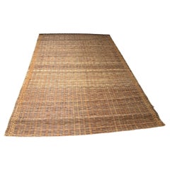 Andrianna Shamaris Handwoven and Bamboo Bark Mat