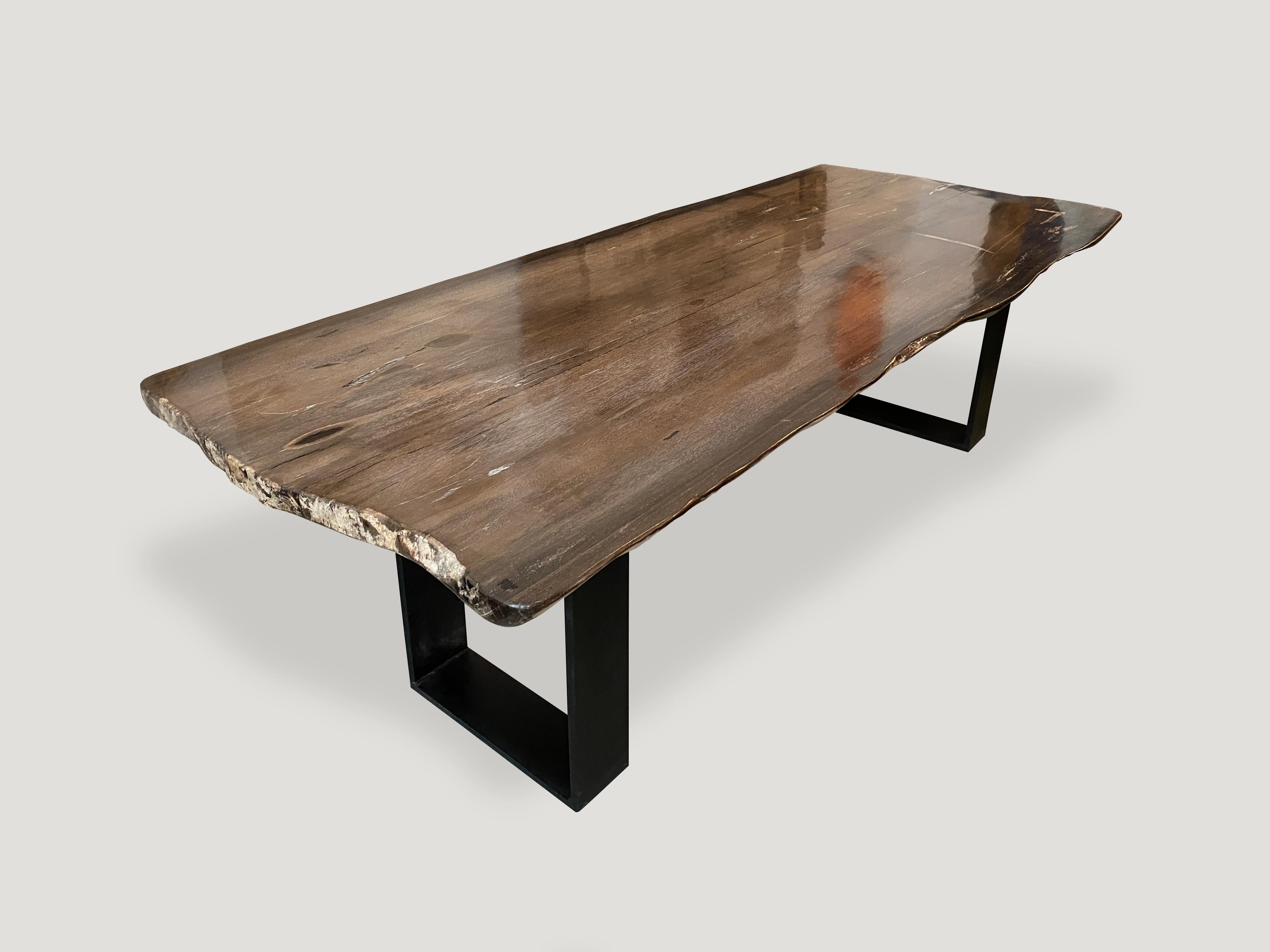 petrified wood dining table for sale
