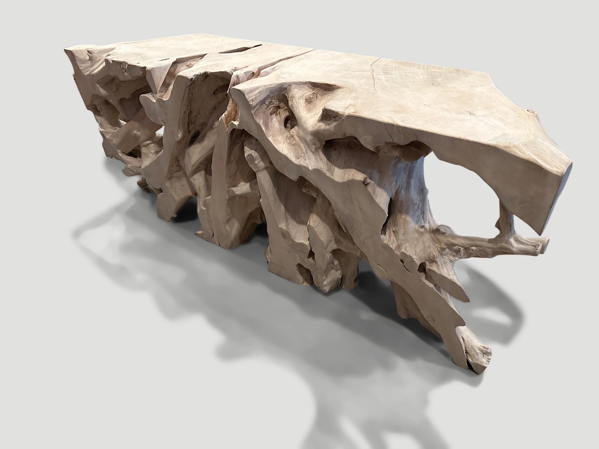 tree root console table