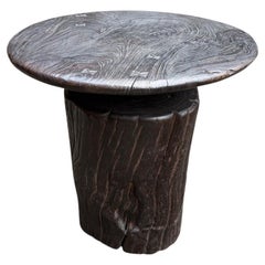 Andrianna Shamaris Impressive Century Old Side Table or Entry Table