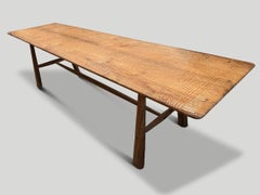 Andrianna Shamaris Impressive Hand Carved Teak Wood Dining Table or Console