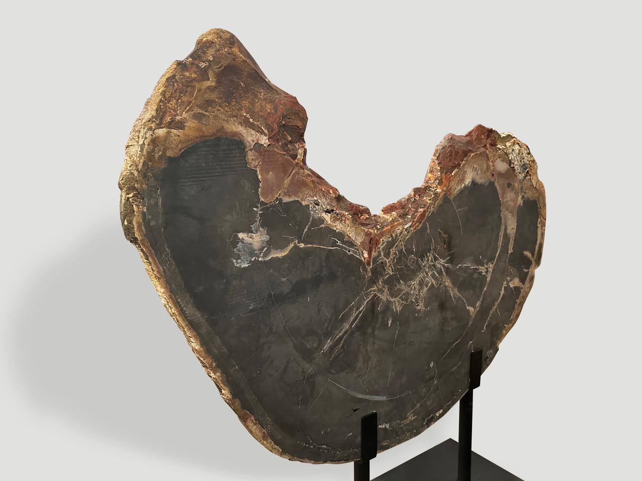 Andrianna Shamaris Impressive High Quality Petrified Wood or Sculpture In Excellent Condition For Sale In New York, NY