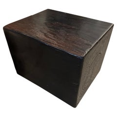 Andrianna Shamaris Impressive Log Side Table or Bench