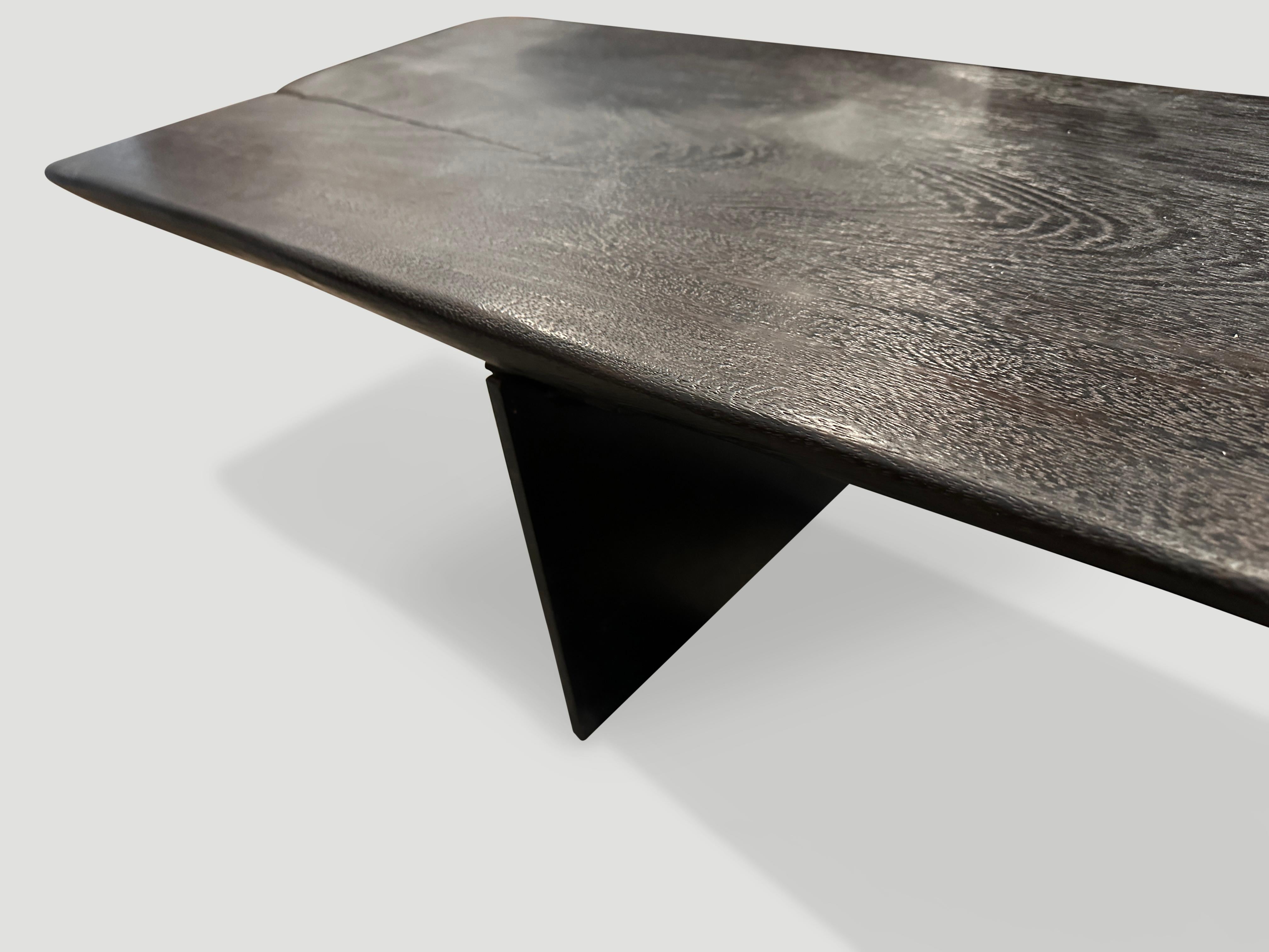 Andrianna Shamaris Impressive Long Charred Bench In Excellent Condition In New York, NY