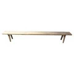 Andrianna Shamaris Impressive Long Teak Wood Bench