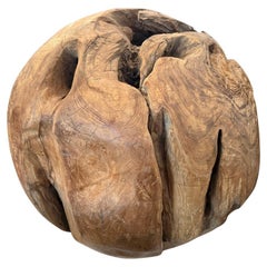 Andrianna Shamaris Impressive Organic Teak Root Sculptural Sphere