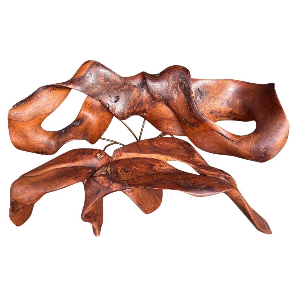 Impressionnant banc ou pièce d'art sculpturale d' Andrianna Shamaris