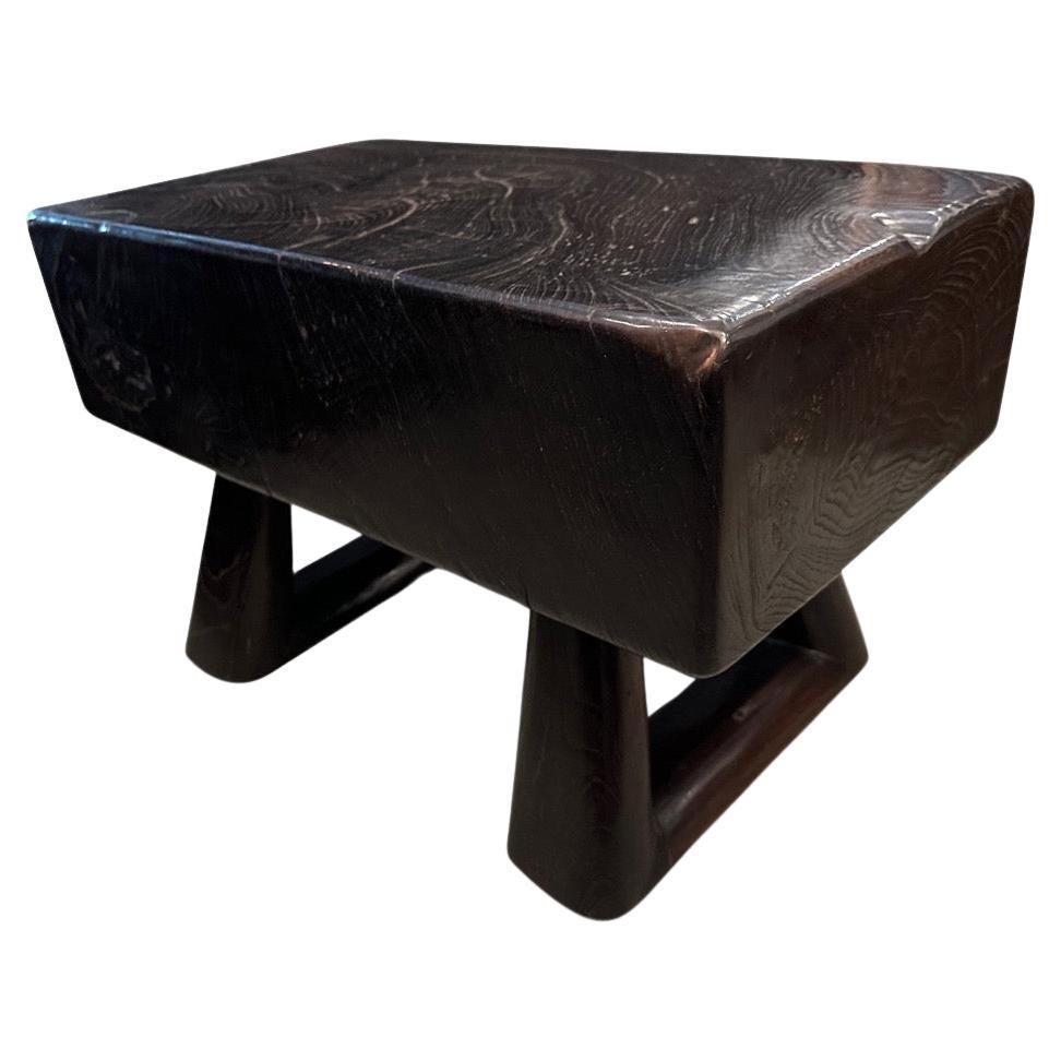 Andrianna Shamaris Impressive Side Table or Small Bench For Sale