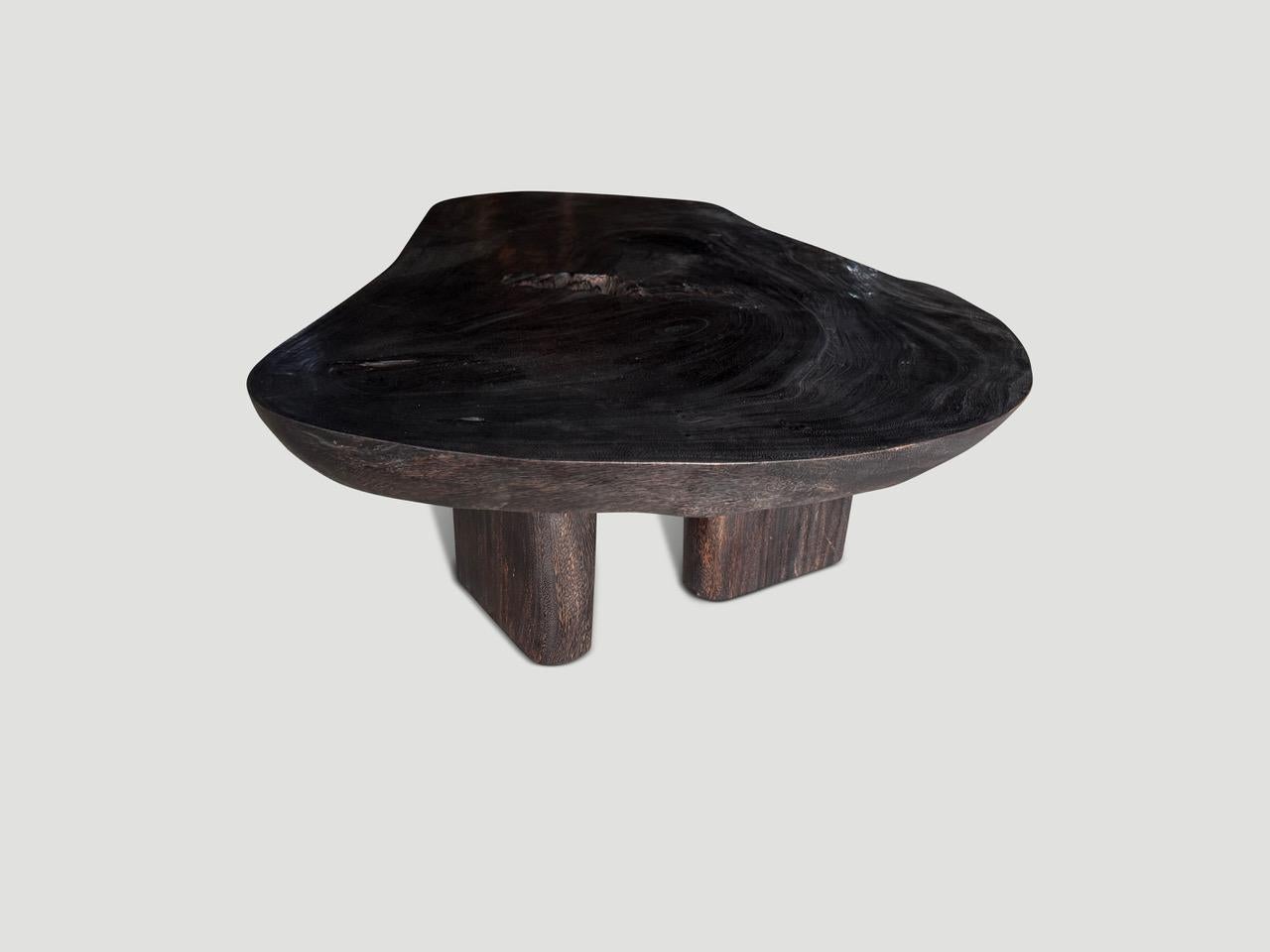 Andrianna Shamaris Impressive Single Slab Minimalist Coffee Table In Excellent Condition For Sale In New York, NY