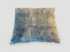 Andrianna Shamaris Indigo Antique Textile Pillow