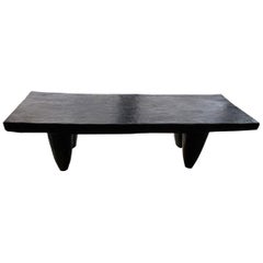 Andrianna Shamaris Iroko Wood African Bench or Coffee Table