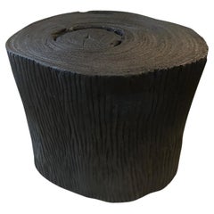 Andrianna Shamaris Large Charred Side Table