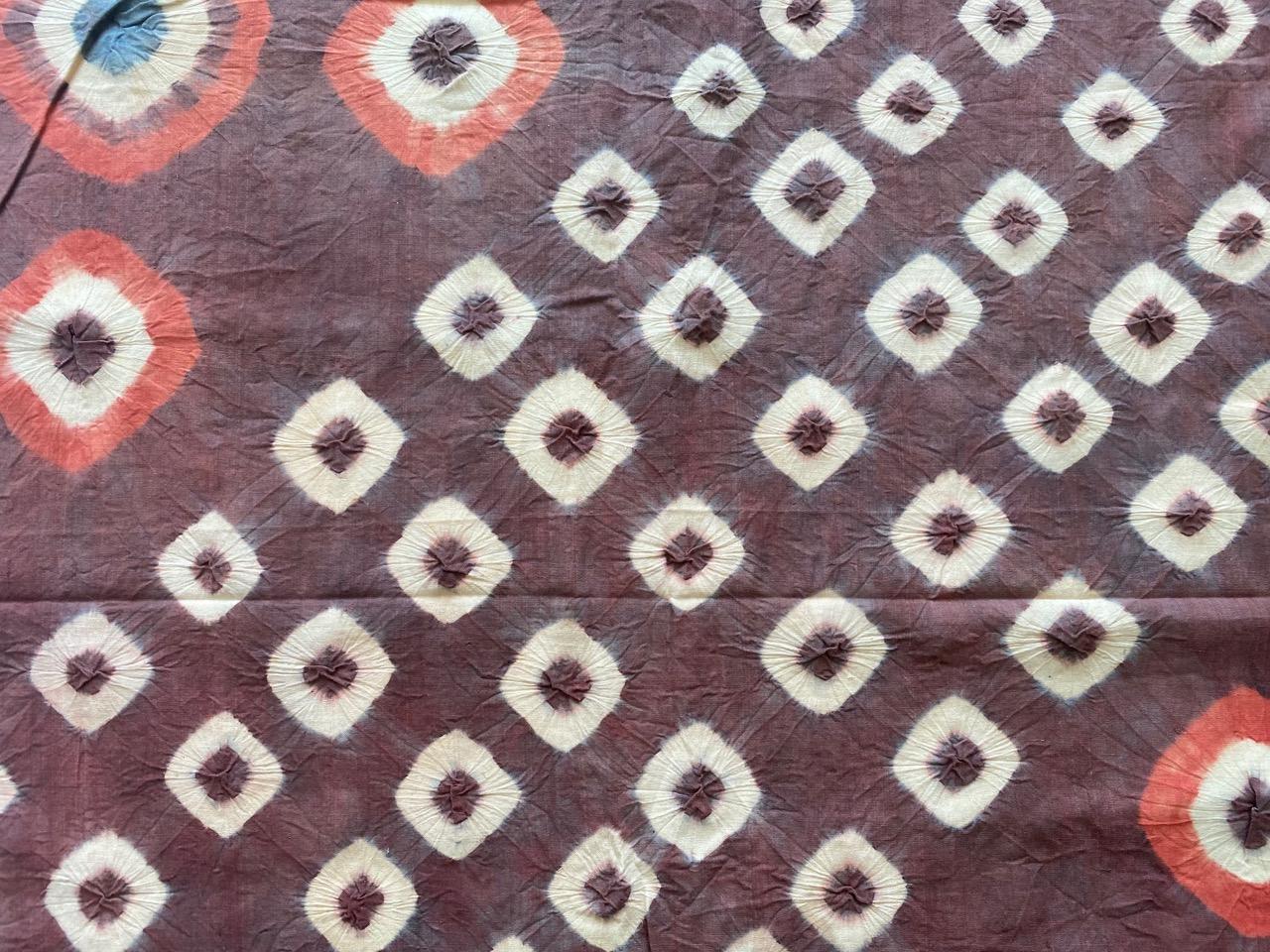 Panneau ancien en lin et coton Andrianna Shamaris de Toraja Land en vente 4