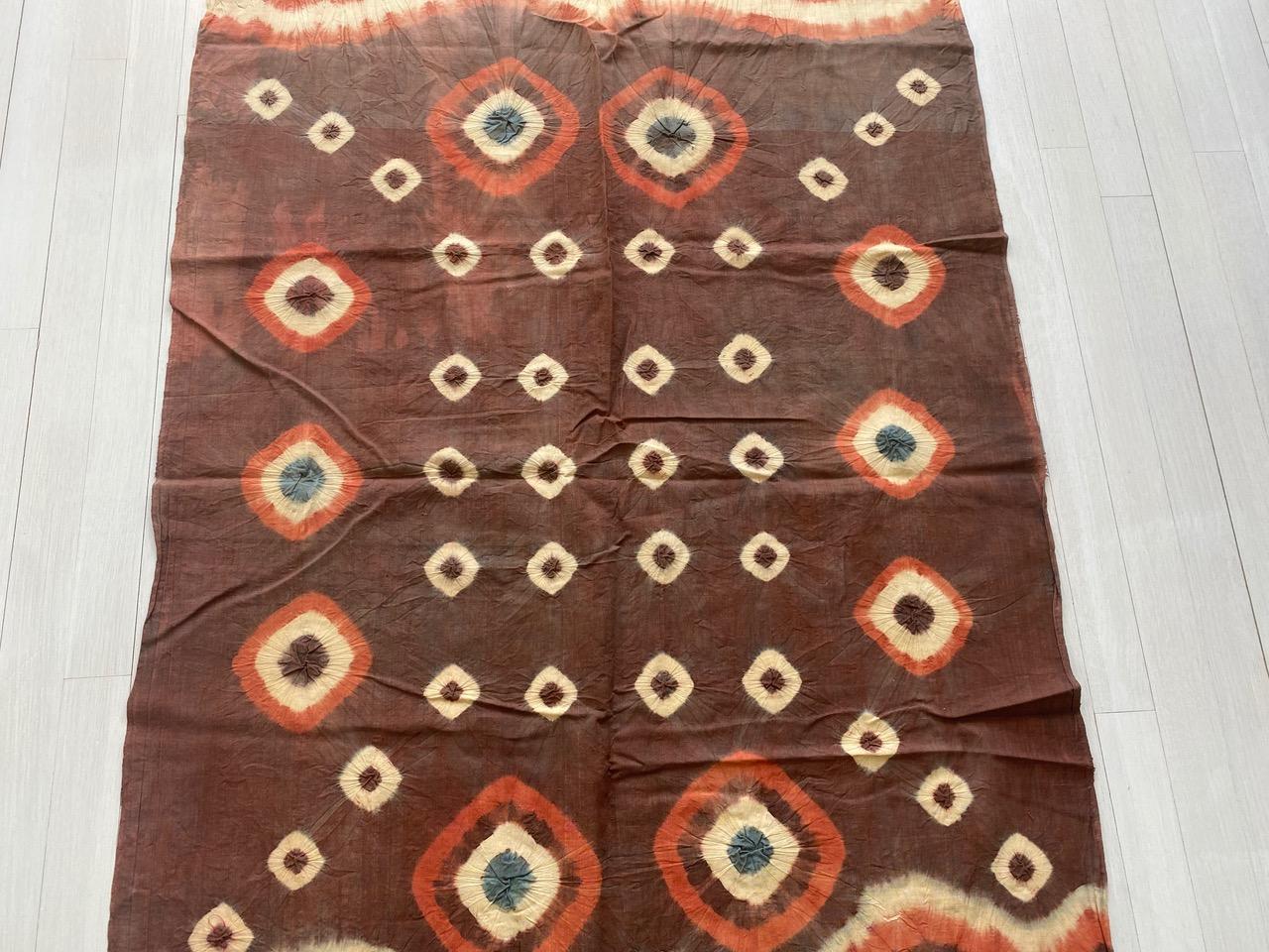 Andrianna Shamaris Linen and Cotton Antique Panel from Toraja Land For Sale 6
