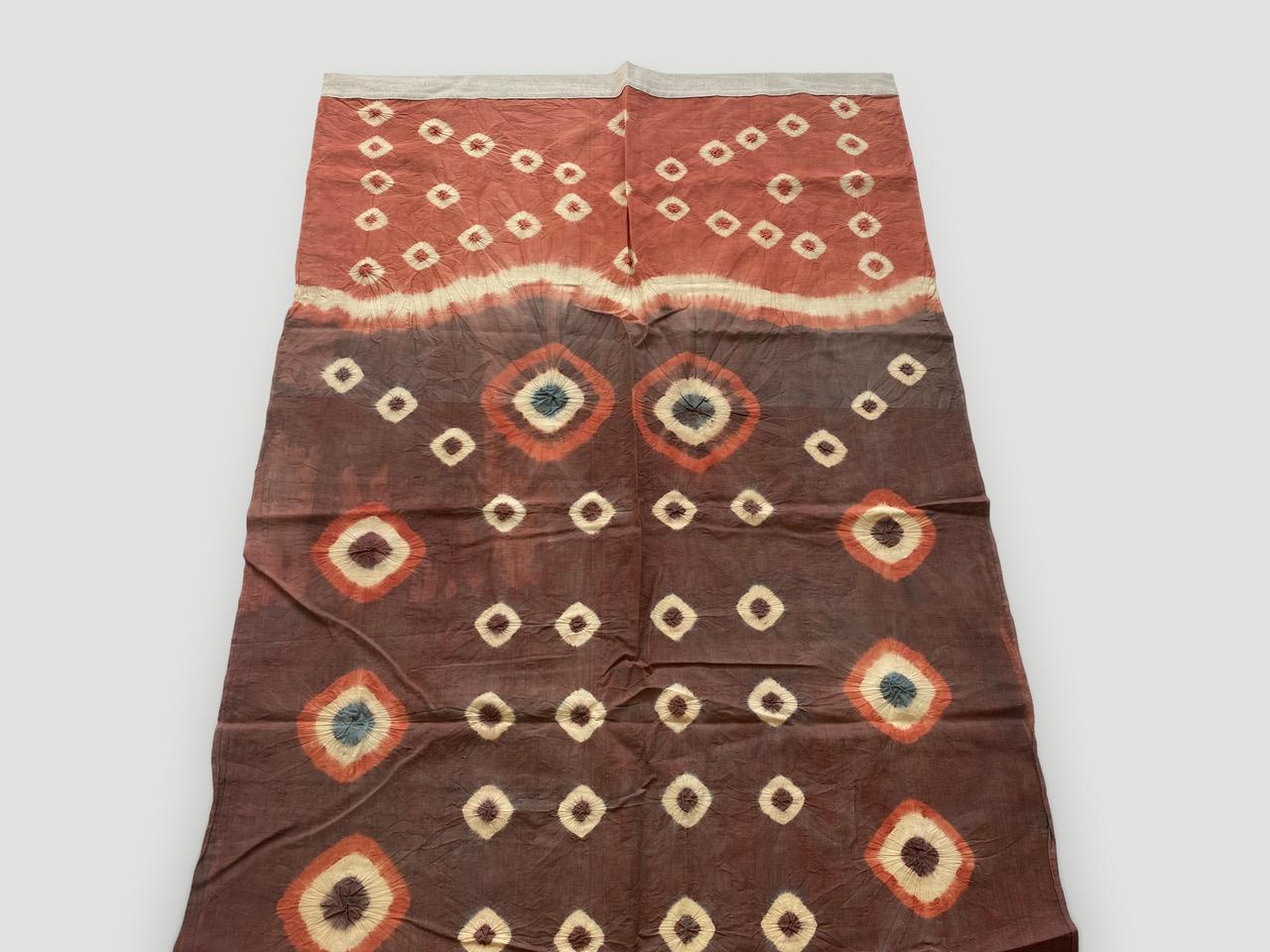 Andrianna Shamaris Linen and Cotton Antique Panel from Toraja Land For Sale 7