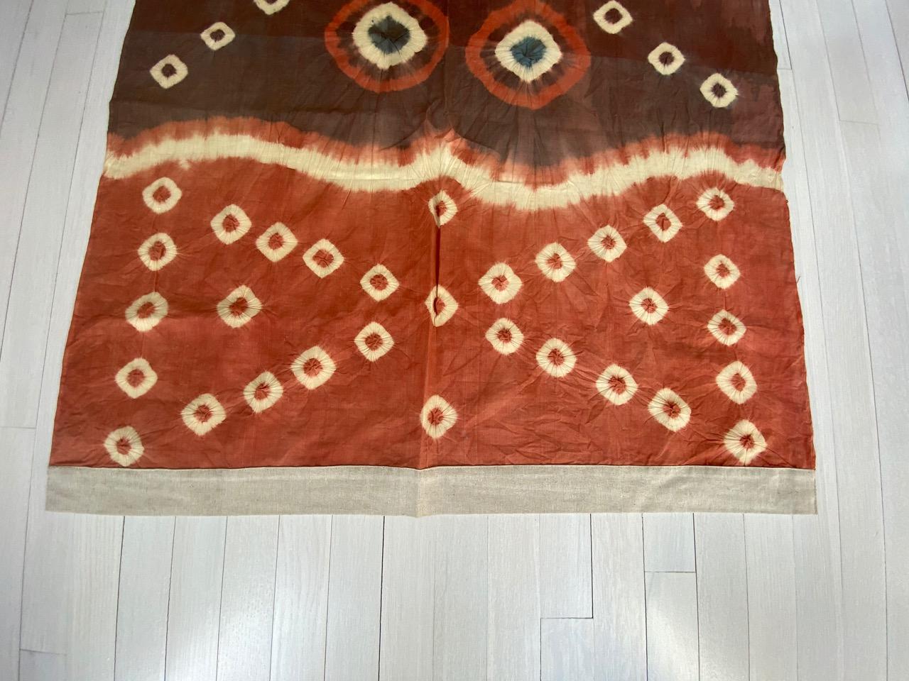 Indonesian Linen and Cotton Antique Panel from Toraja Land For Sale